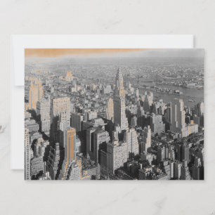 New York City 5.5 x 6.5-inbjudan Inbjudningar