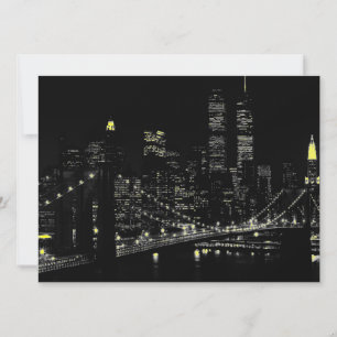 New York City 5.5 x 6.5-inbjudan Inbjudningar