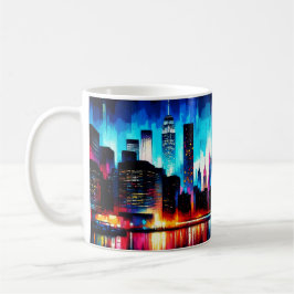 New York City Abstrakt 1103 Kaffemugg