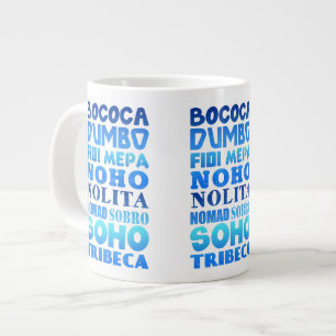 New York City Acronyms Jumbo Mugg