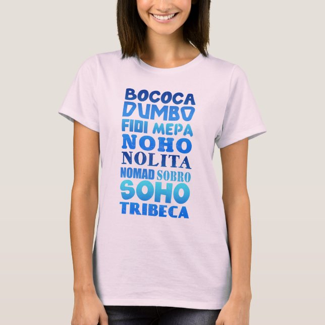 New York City Acronyms Tee (Framsida)