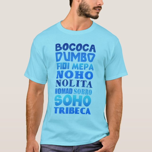 New York City Acronyms Tröja (Framsida)