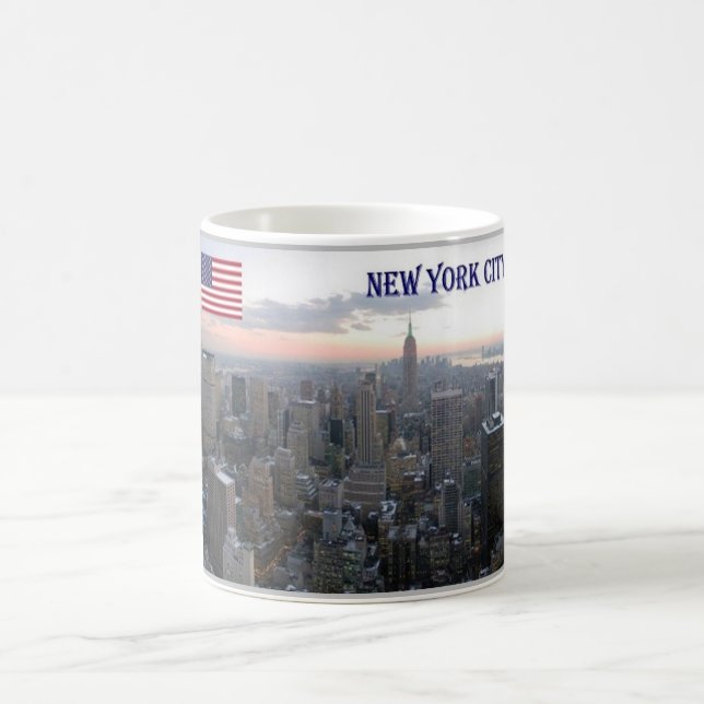 New York City - Aerial View - USA - Kaffemugg (Center)