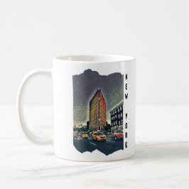 New York City Aesthetic Photo Art Kaffemugg
