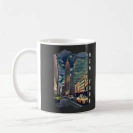 New York City Aesthetic Photo Art Kaffemugg