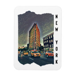 New York City Aesthetic Photo Art Magnet