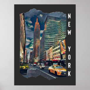 New York City Aesthetic Photo Art Poster