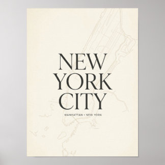 New York City-affisch Poster