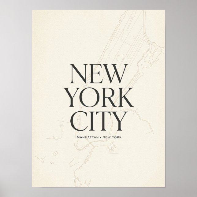 New York City-affisch Poster (Framsidan)
