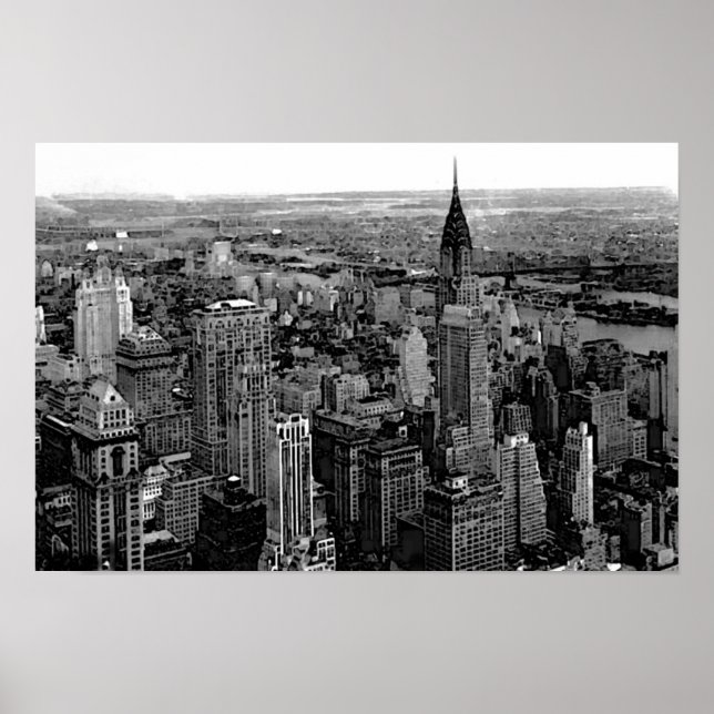 New York City Affisch Print (Framsidan)