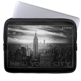 NEW YORK CITY anpassningsbar monogram laptop sleev Fodral