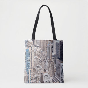 New York City-arkitektur, färg toned ae Tygkasse
