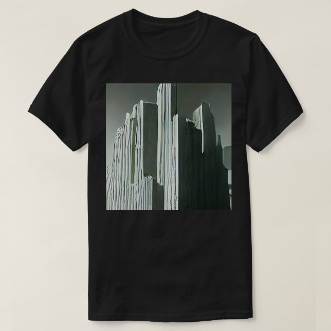 New York City art deco dystopian 13 T Shirt (Design framsida)