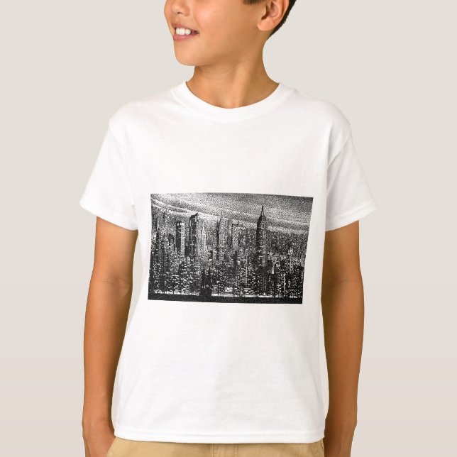 New York City Artwork Tee Shirt (Framsida)