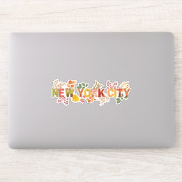 New York City Autumn Sticker Klistermärken