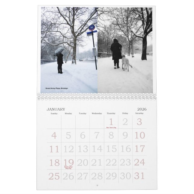 New York City av Donny Tsang Kalender (Jan 2026)
