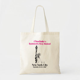 New York City Bachelorette Party Favor Girls Resa Tygkasse