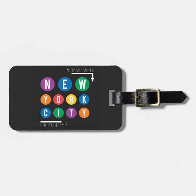 New York City Bagagebricka (Horisontell Framsida)