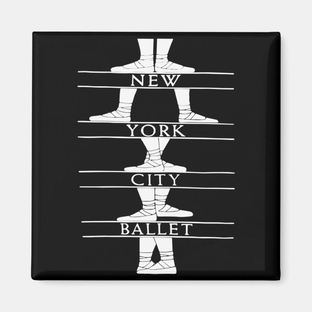 New York City Ballet Klick Magnet (Framsidan)