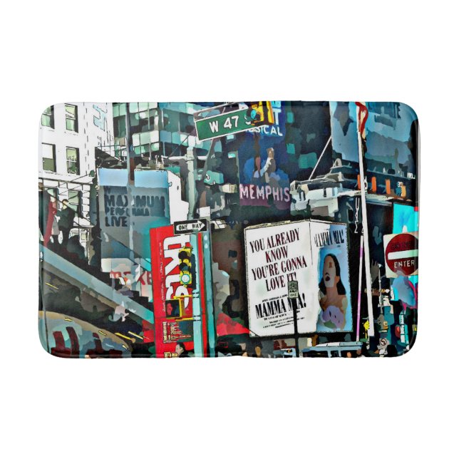New York City Bath Mat Badrumsmatta (Framsidan)