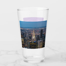 New York City Beer Pint Glass Tumbler Glaskopp
