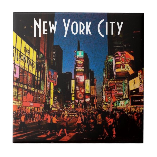 New York City belägger med tegel Kakelplatta (Framsidan)