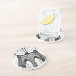 New York City Berömd Brooklyn Bridge Underlägg