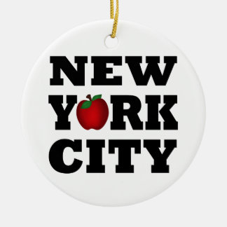 New York City (Big Apple) Julgransprydnad Keramik