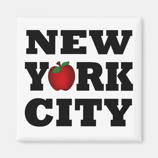 New York City (Big Apple) Magnet (Framsidan)