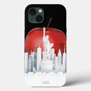 New York City Big Apple med Monogram
