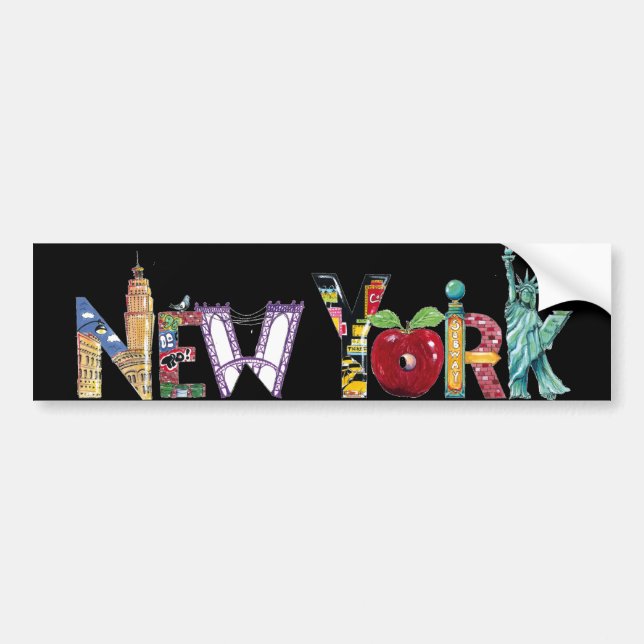 New York City Bildekal (Framsidan)