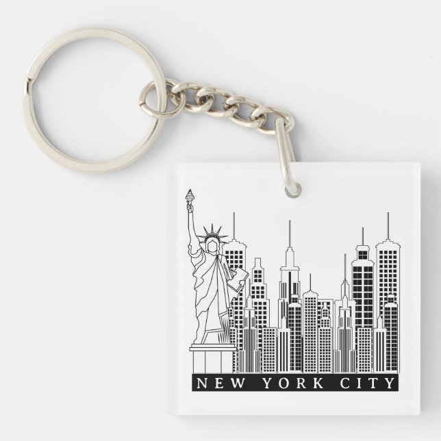 New York City Black and White Silhouette (Framsidan)
