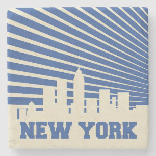 New York City Blue Underlägg Sten