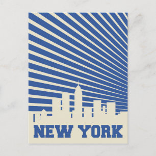 New York City Blue Vykort