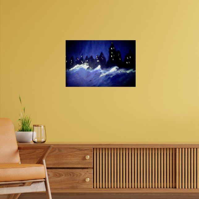 New York City Blues Poster (Vardagsrum 2)