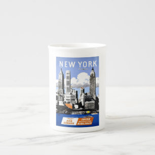 New York City Bone China Mugg Benporslin Mugg