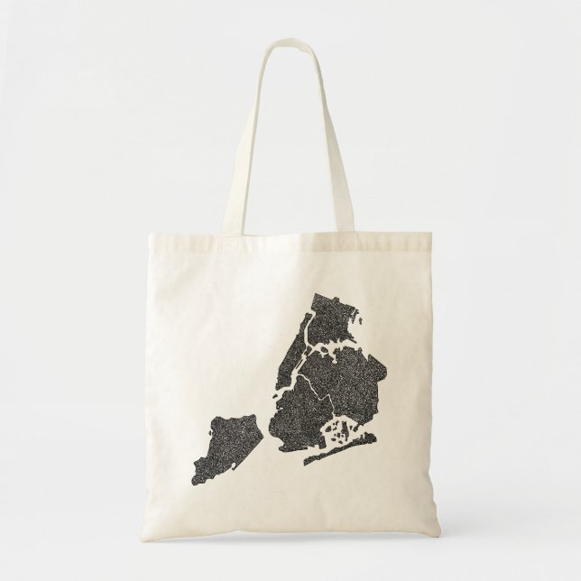 New York City Borough's Karta Tygkasse (Framsidan)