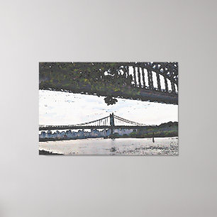New York City Bridges Canvastryck