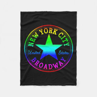 New York City Broadway-teater Nyc USA U Fleecefilt