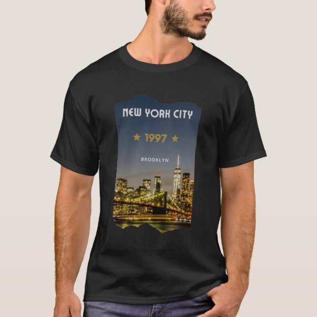 New York City Brooklyn 97 T Shirt (Framsida)