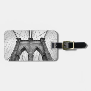 New York City Brooklyn Bridge Black & White Photo Bagagebricka