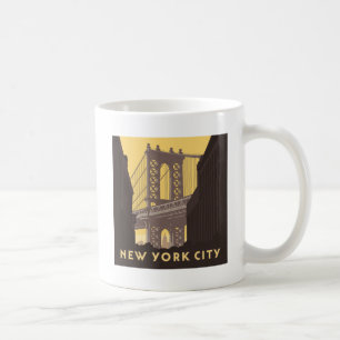 New York City Brooklyn Bridge Kaffemugg