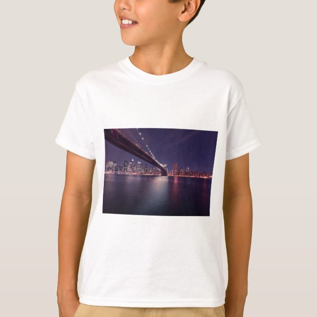 New York City Brooklyn Bridge T-shirt (Framsida)