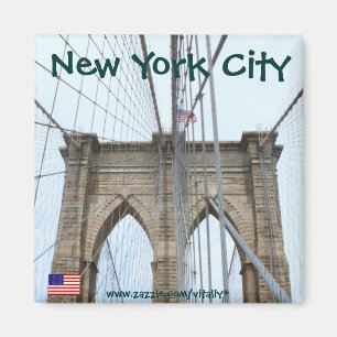 New York City Brooklyn överbryggar magnetdesign Magnet