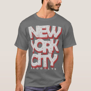 New York City Brooklyn Vibes familj T Shirt