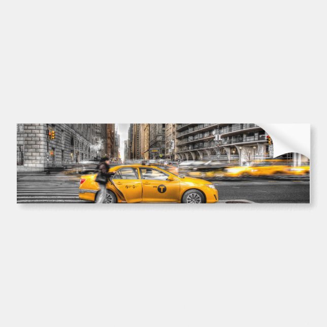New York City cabs, Central Park Bildekal (Framsidan)