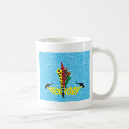 New York City cat Kaffemugg