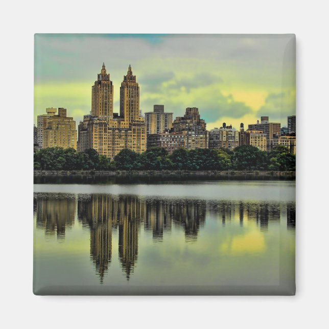 New York City Central Park Skyline Magnet (Framsidan)