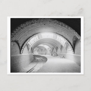 New York City, City Hall Tunnelbanan Station Vykort