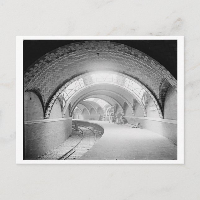 New York City, City Hall Tunnelbanan Station Vykort (Framsida)